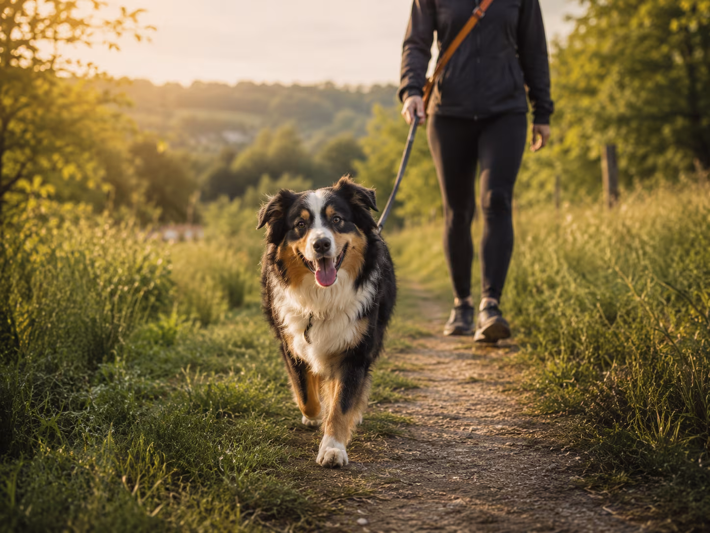 Promenade chien Puiseux-en-France avec sortie en extérieur adaptée au rythme du chien