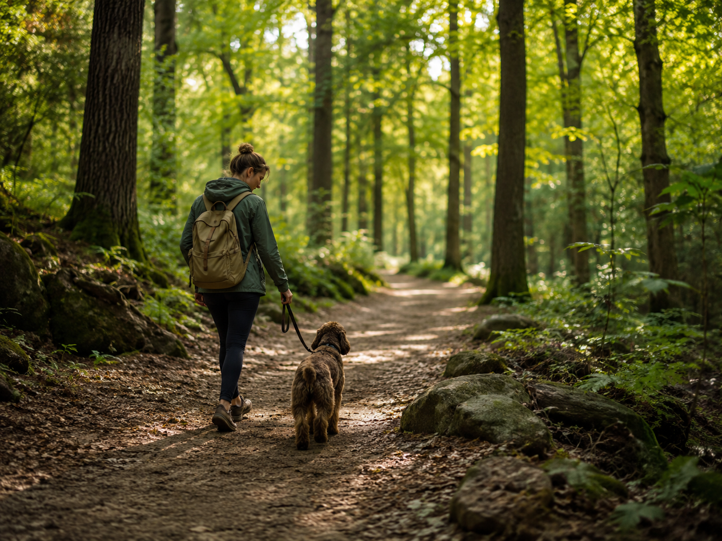 Promenade individuelle en forêt pour chien autour de Puiseux-en-France