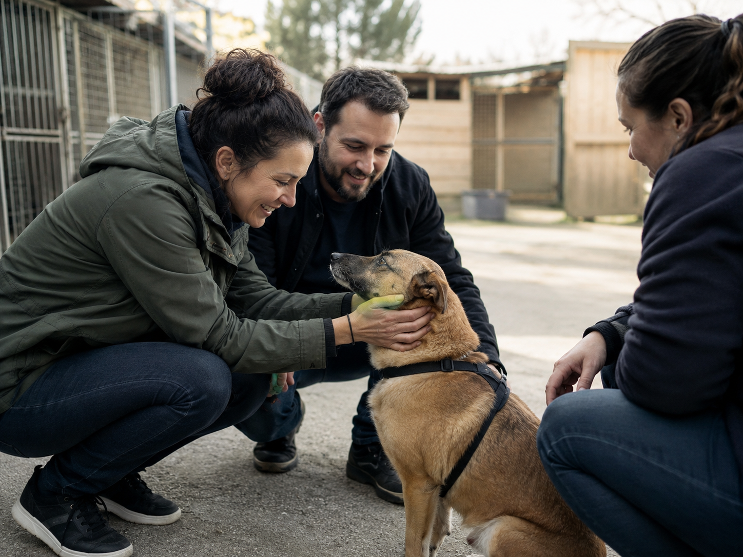 Accompagnement pré-adoption chien en refuge avec choix du bon profil